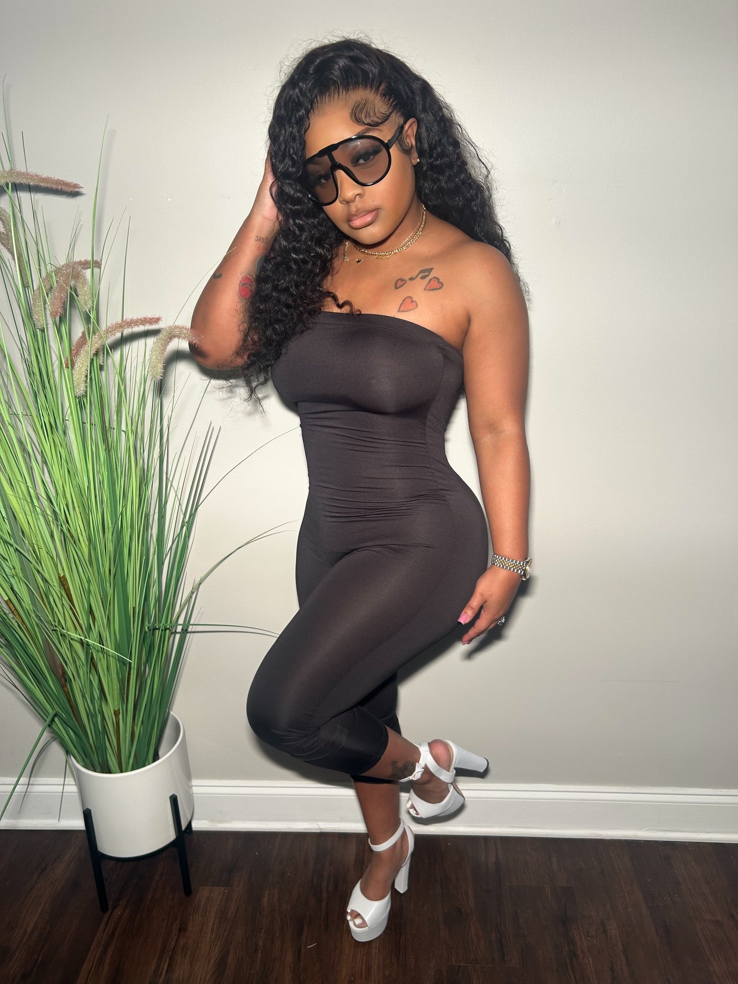 Basic Capri Romper