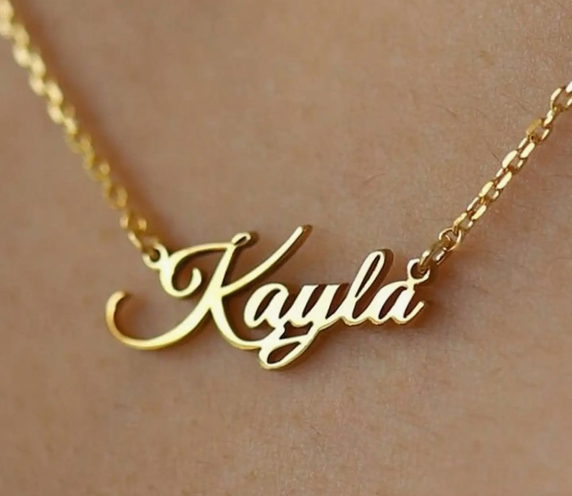 Cursive Name Necklace