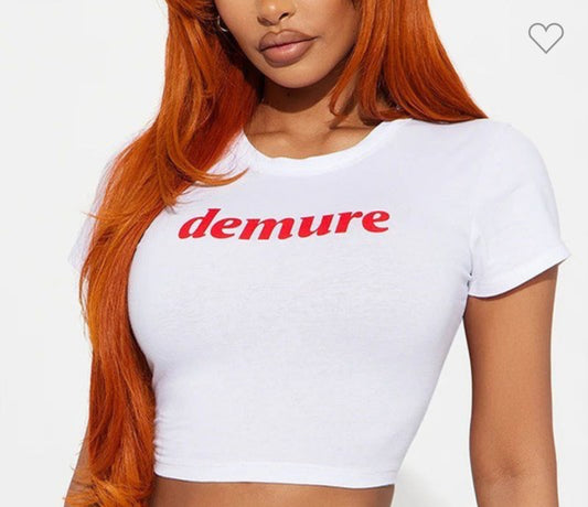 Demure Top