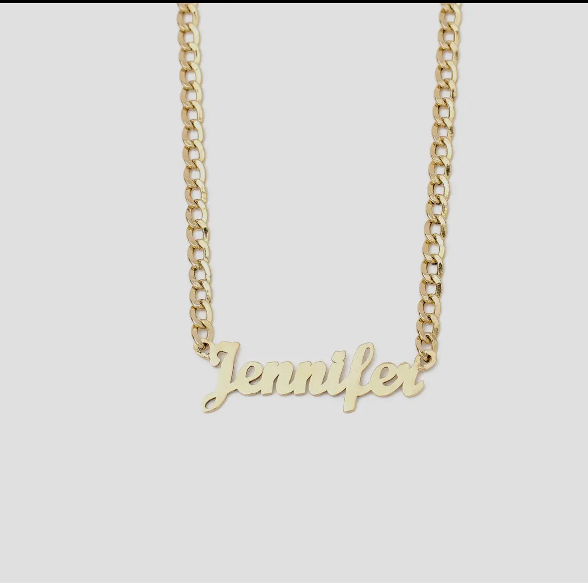 Cuban Chain Name Necklace