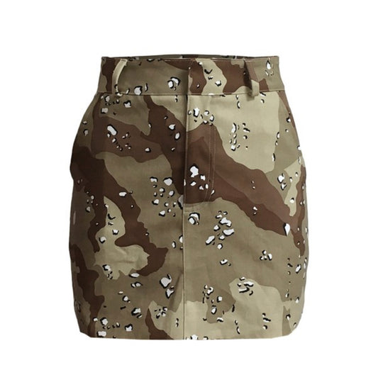 Camo Mini skirt